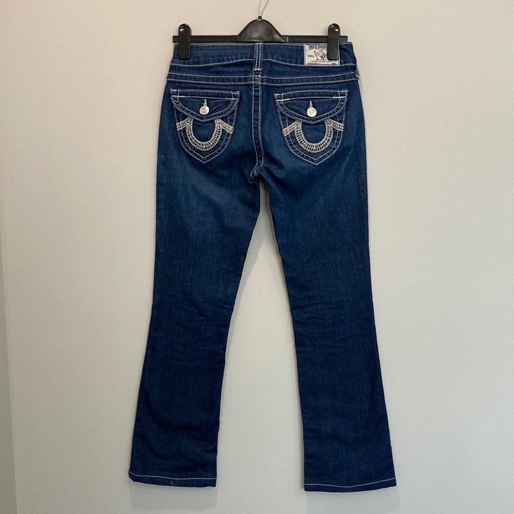 TRUE Religion Low Rise Straight Jean 27 - Picture 9 of 14